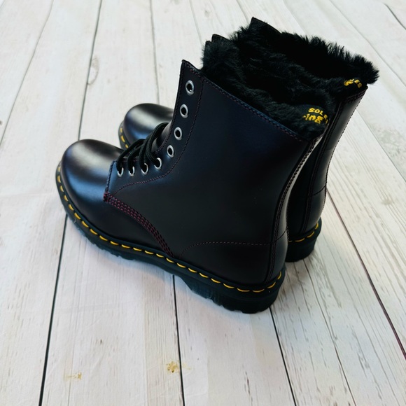 Dr Martens 1460 Serena Oxblood Blood Lace up Boots Size 9 - Picture 3 of 12